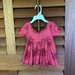 Very gently used Sweet Sweet Honey hibiscus dress (6-12 months)